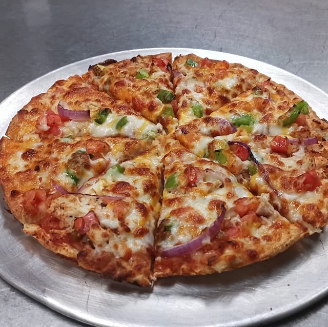 Chicken Fajita Pizza.