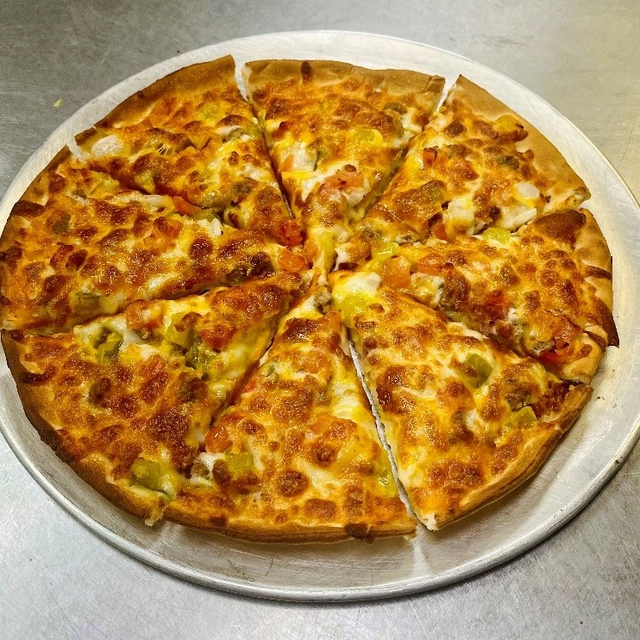 Cheeseburger Pizza.