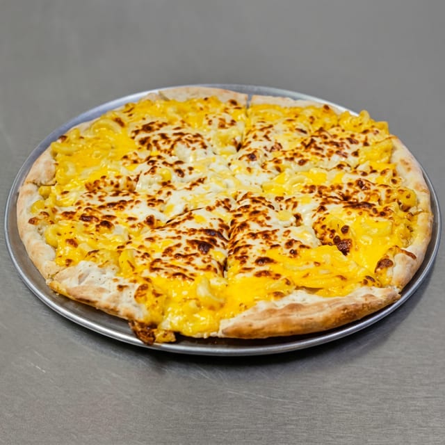 Macaroni and Cheese Pizza.