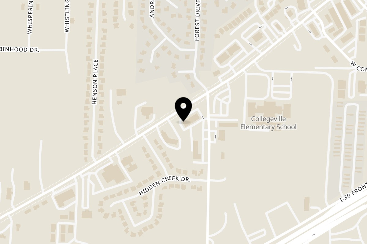 Map showing the location of Larry's Pizza Bryant on 4500 AR-5 Ste 1 in Bryant
