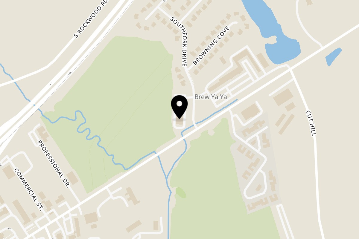 Map showing the location of Larry's Pizza Cabot on 2797 Southfork Dr in Cabot